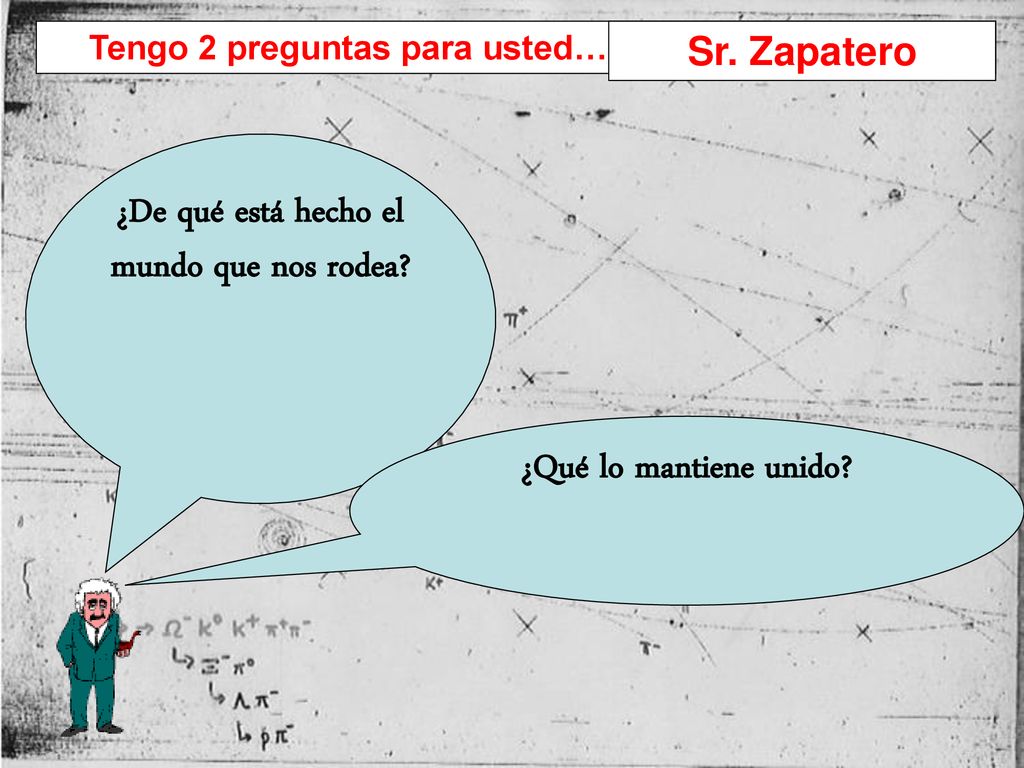 ¿De qué está hecho el mundo que nos rodea ¿Qué lo mantiene unido