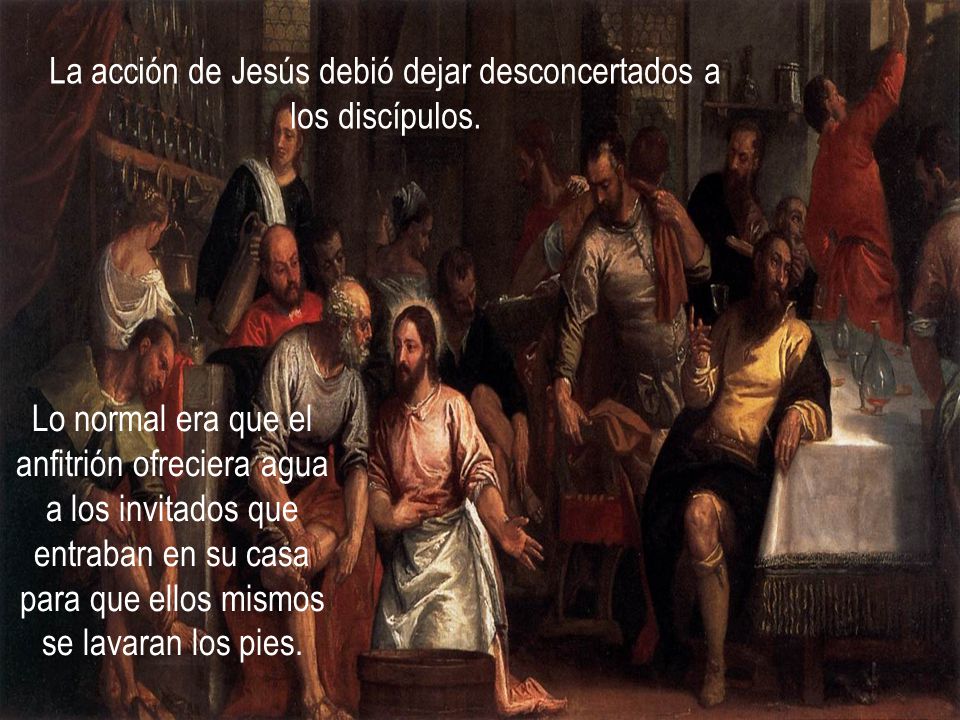 La acción de Jesús debió dejar desconcertados a los discípulos.