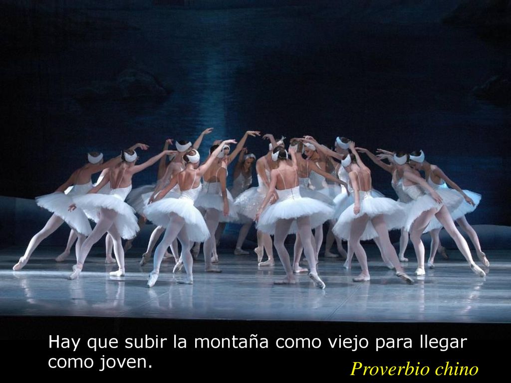Hay que subir la montaña como viejo para llegar como joven.