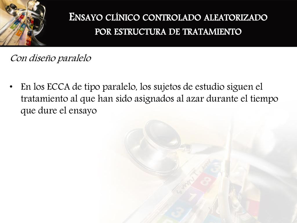 Ensayo clínico controlado aleatorizado por estructura de tratamiento