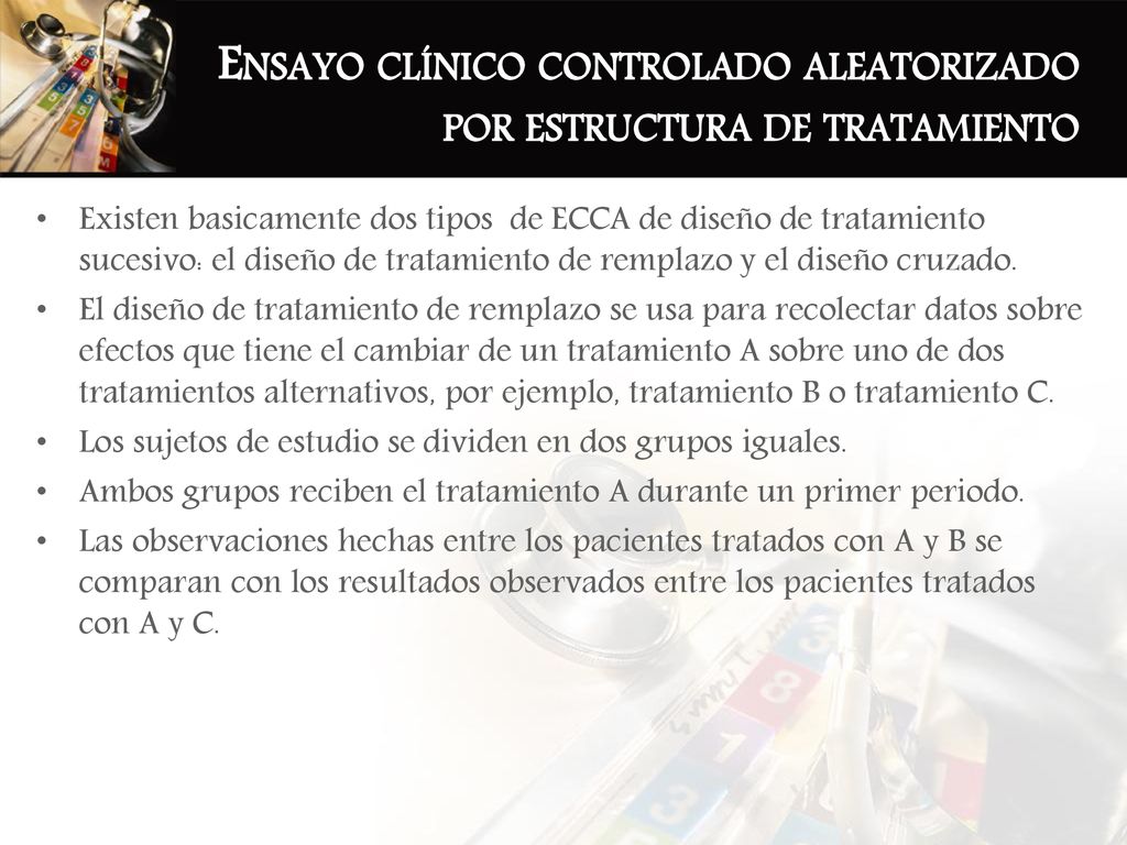 Ensayo clínico controlado aleatorizado por estructura de tratamiento