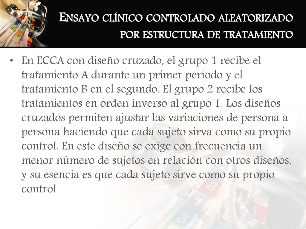 Ensayo clínico controlado aleatorizado por estructura de tratamiento