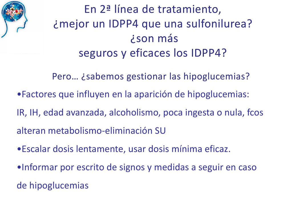 En 2ª línea de tratamiento, ¿mejor un IDPP4 que una sulfonilurea