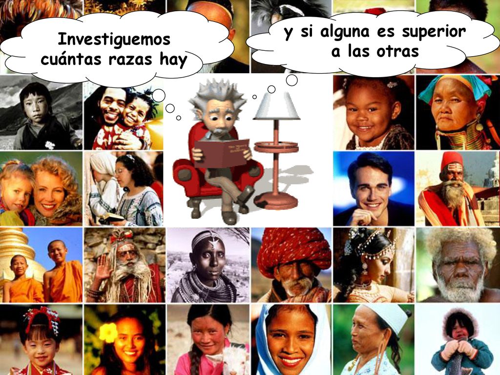 Investiguemos cuántas razas hay Yo pienso que una por cada continente