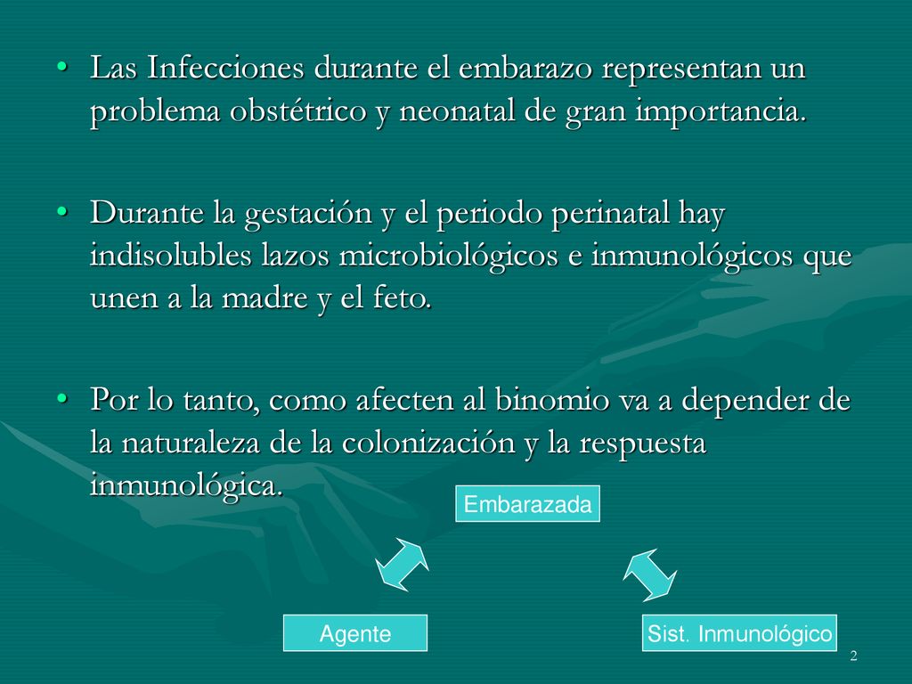 Las Infecciones durante el embarazo representan un problema obstétrico y neonatal de gran importancia.