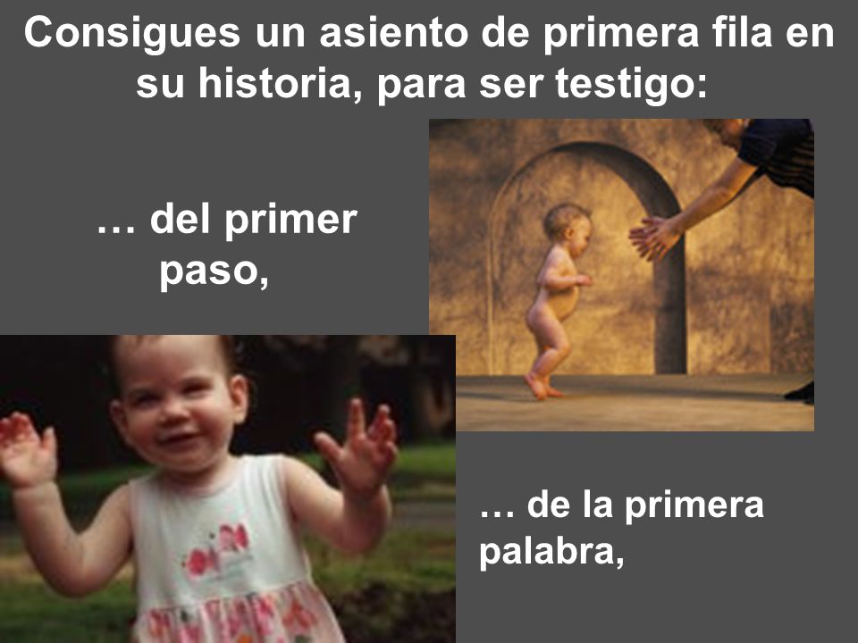 Consigues un asiento de primera fila en su historia, para ser testigo: