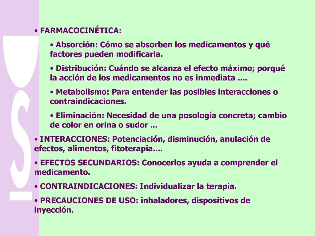 FARMACOCINÉTICA: Absorción: Cómo se absorben los medicamentos y qué factores pueden modificarla.