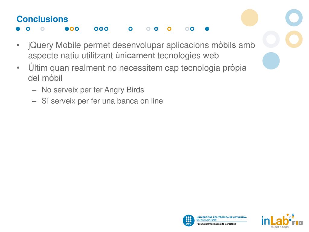 Últim quan realment no necessitem cap tecnologia pròpia del mòbil