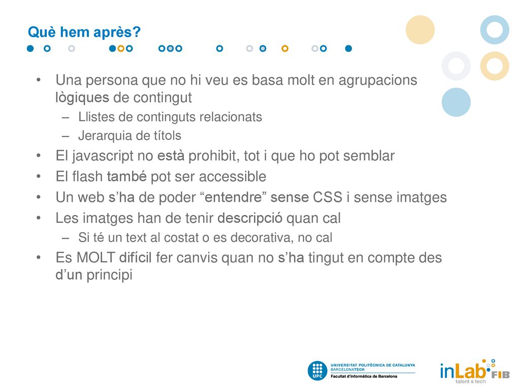 El javascript no està prohibit, tot i que ho pot semblar