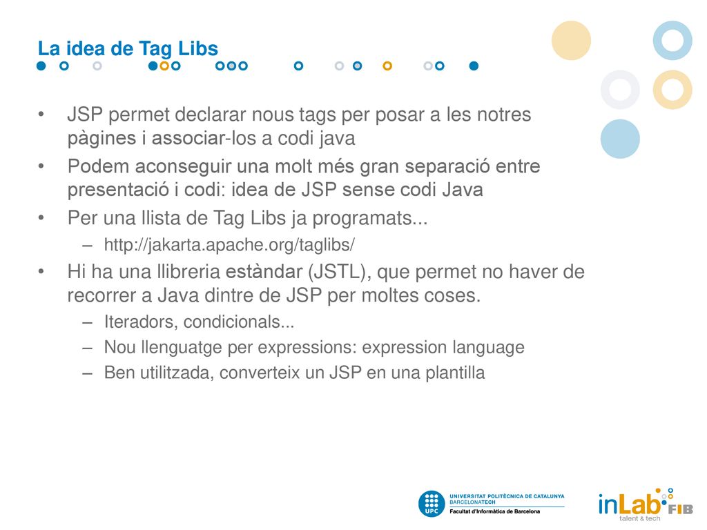 Per una llista de Tag Libs ja programats...
