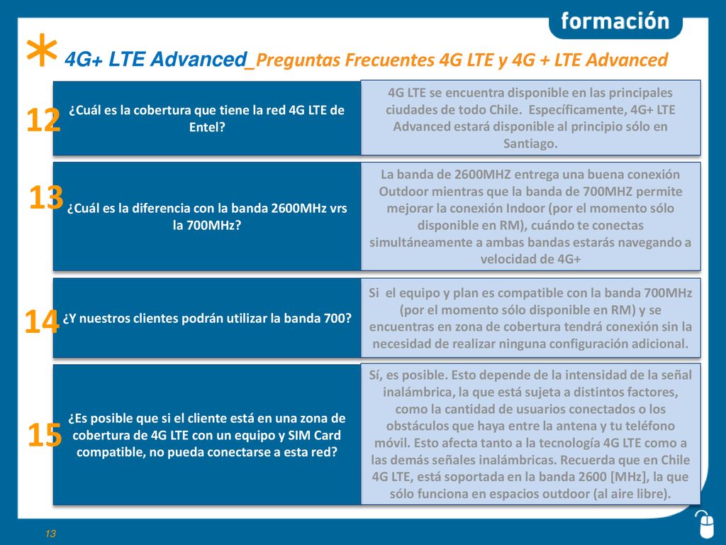 4G+ LTE Advanced_Preguntas Frecuentes 4G LTE y 4G + LTE Advanced