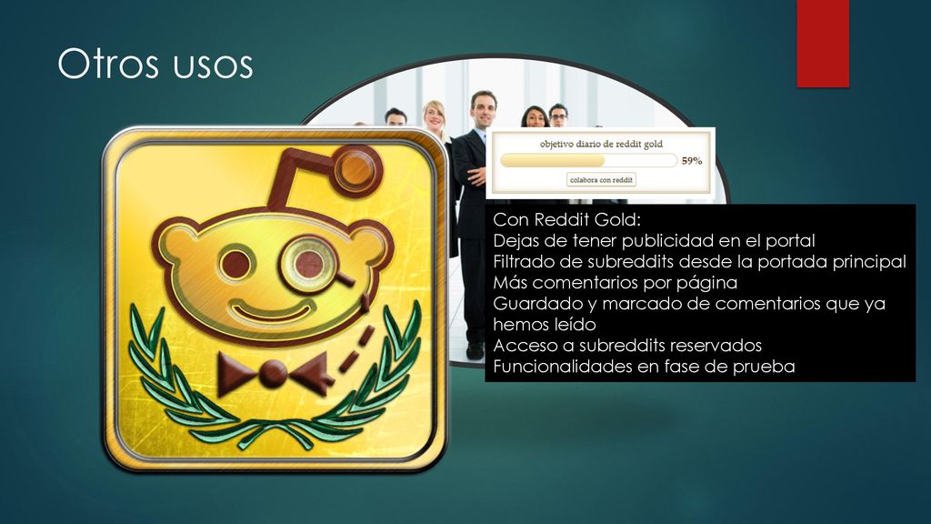 Otros usos Con Reddit Gold: Dejas de tener publicidad en el portal