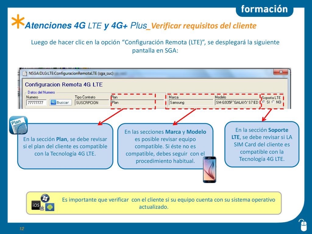 Atenciones 4G LTE y 4G+ Plus_Verificar requisitos del cliente