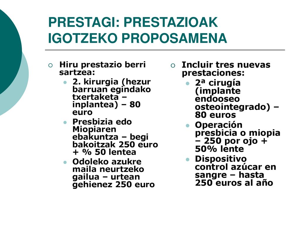 PRESTAGI: PRESTAZIOAK IGOTZEKO PROPOSAMENA