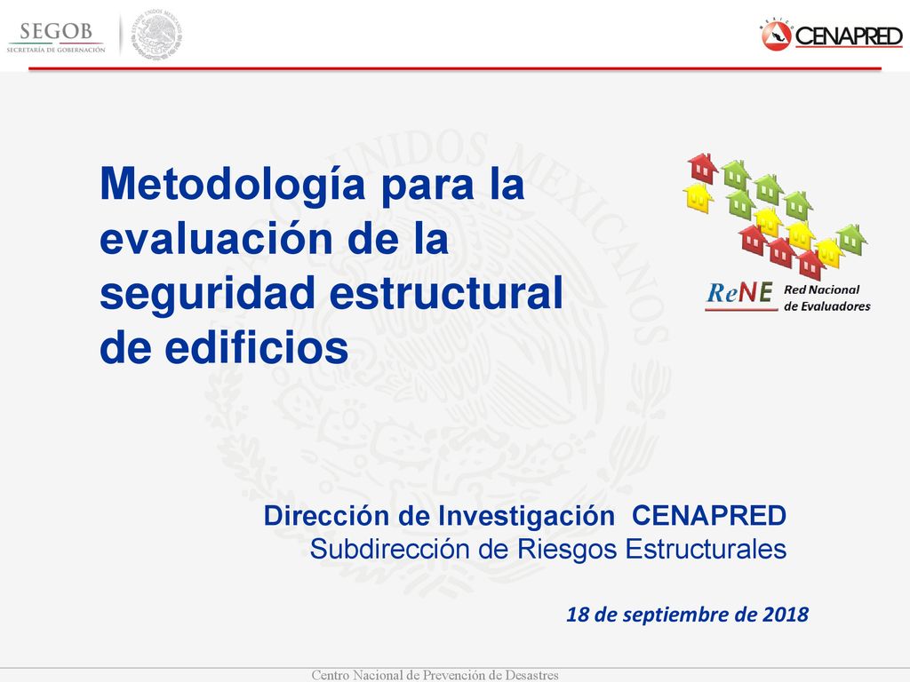 Metodología para la evaluación de la seguridad estructural de edificios