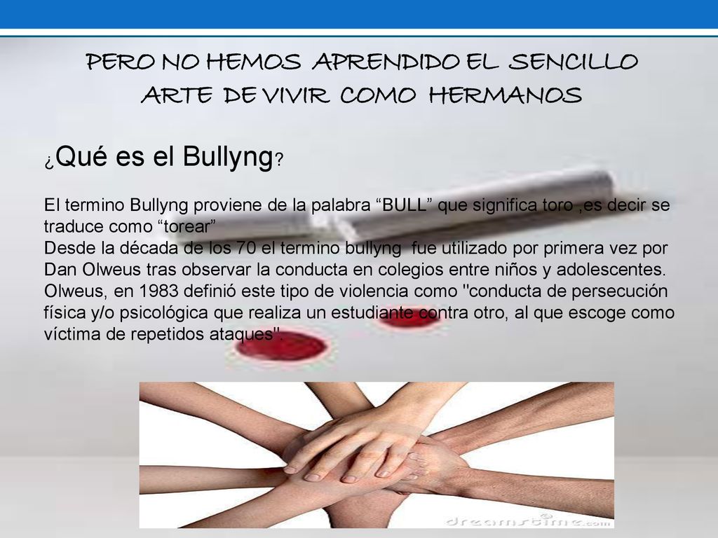 Pero no hemos aprendido el sencillo arte de vivir como hermanos
