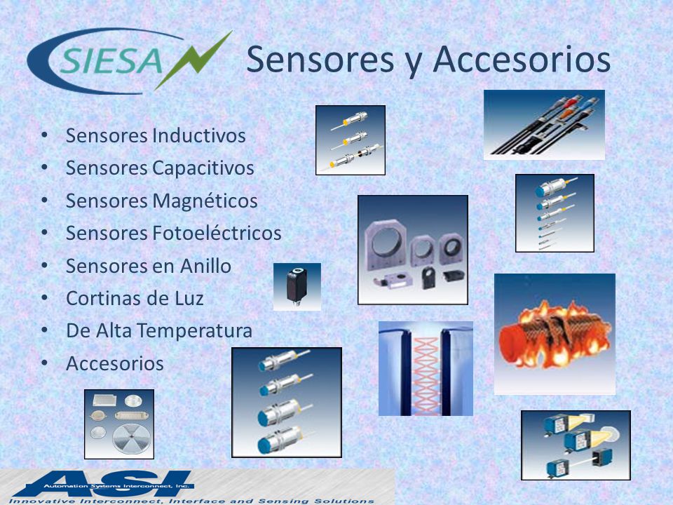 Sensores y Accesorios Sensores Inductivos Sensores Capacitivos