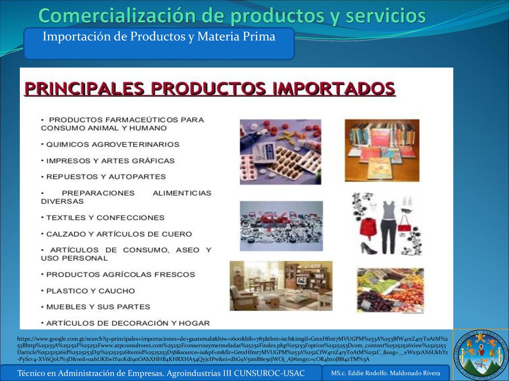 Comercialización de productos y servicios