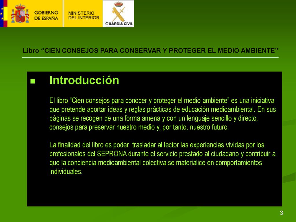 Libro CIEN CONSEJOS PARA CONSERVAR Y PROTEGER EL MEDIO AMBIENTE
