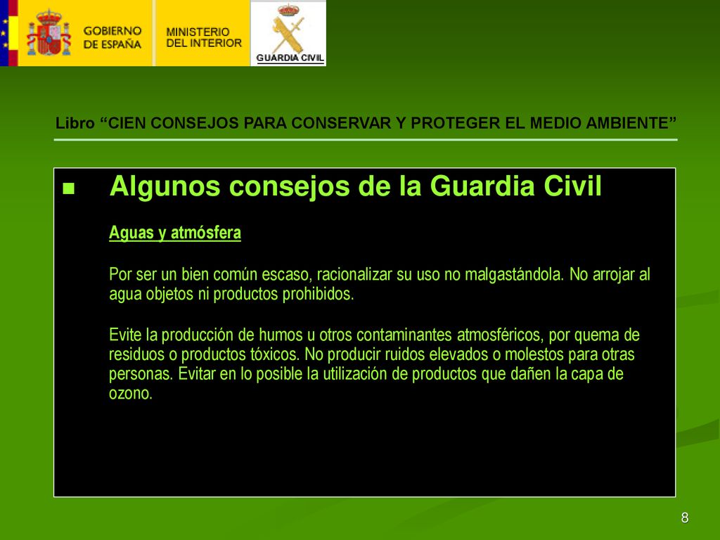Libro CIEN CONSEJOS PARA CONSERVAR Y PROTEGER EL MEDIO AMBIENTE