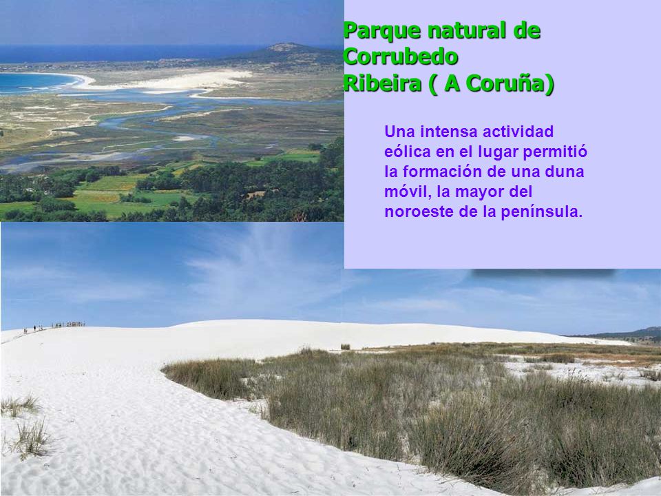 Parque natural de Corrubedo Ribeira ( A Coruña)