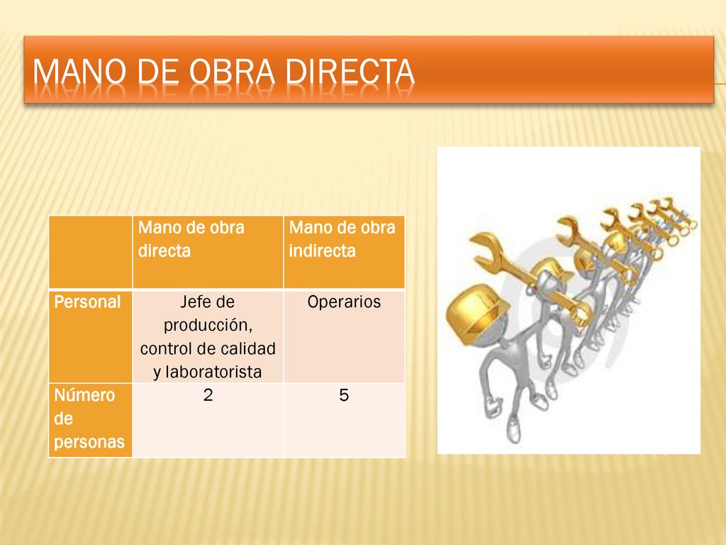 Jefe de producción, control de calidad y laboratorista