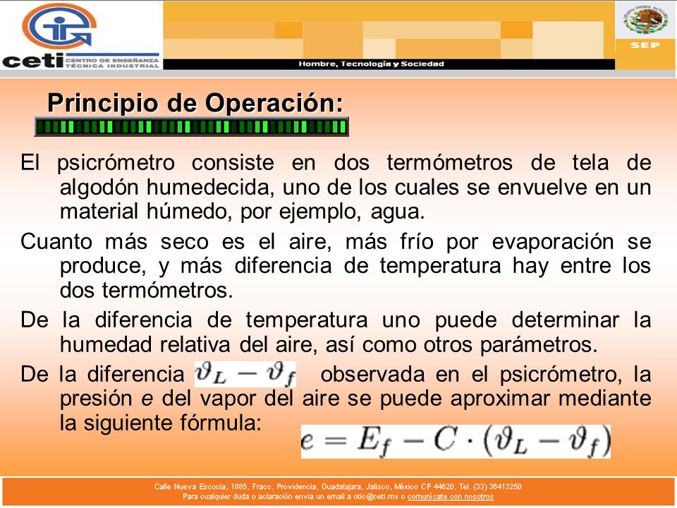 Principio de Operación: