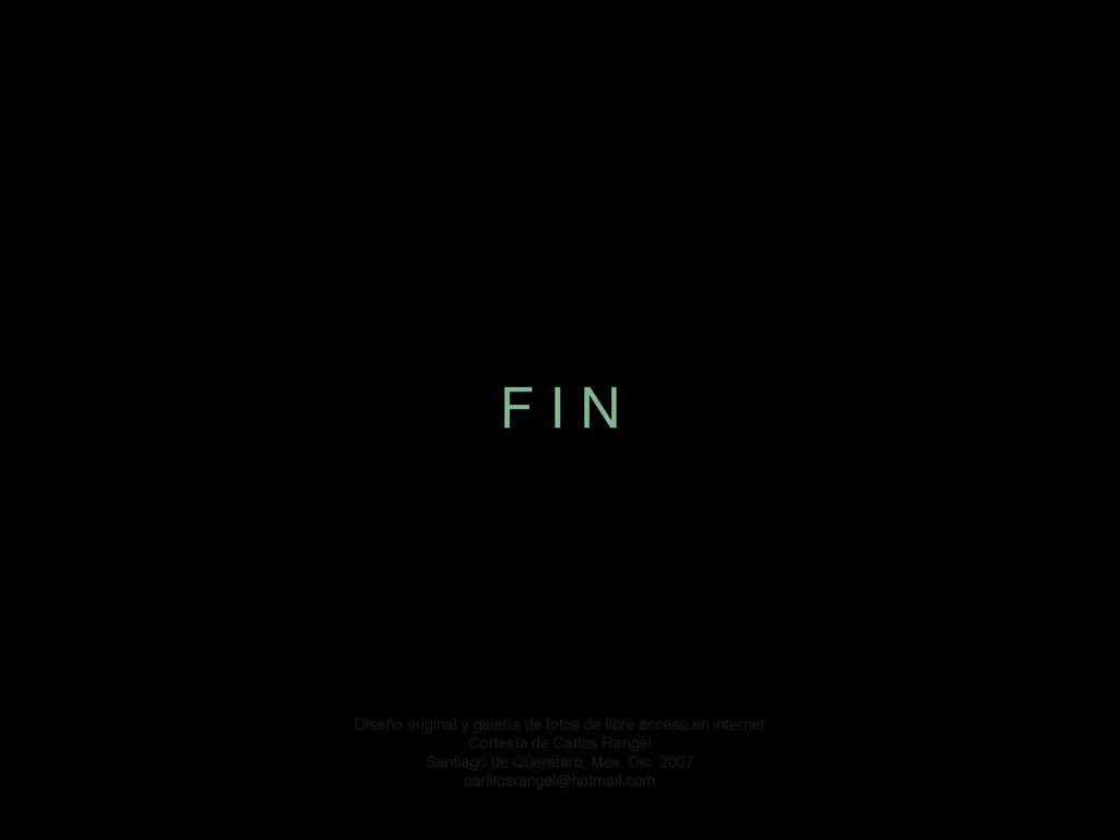 F I N Diseño original y galería de fotos de libre acceso en internet