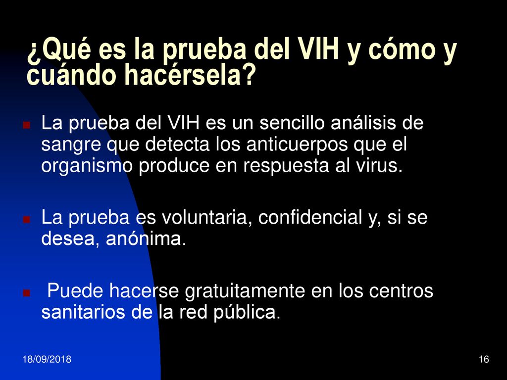 ¿Qué es la prueba del VIH y cómo y cuándo hacérsela