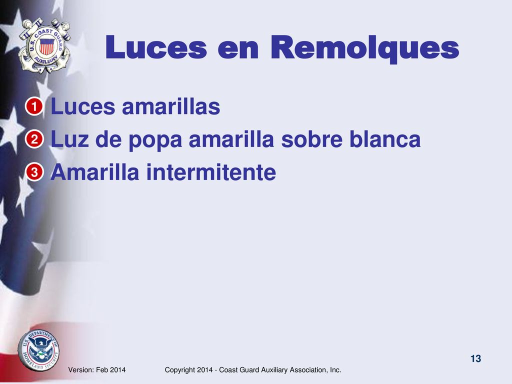 Luces en Remolques Luces amarillas Luz de popa amarilla sobre blanca