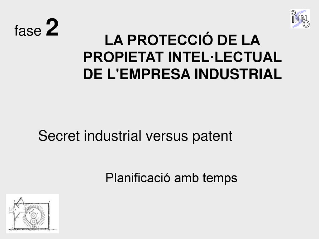 LA PROTECCIÓ DE LA PROPIETAT INTEL·LECTUAL DE L EMPRESA INDUSTRIAL