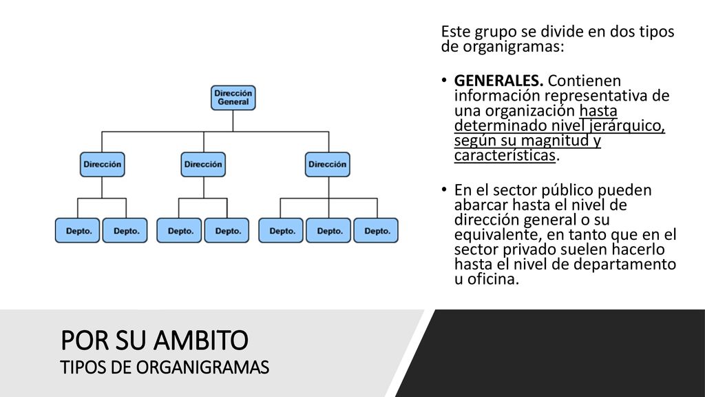 POR SU AMBITO TIPOS DE ORGANIGRAMAS