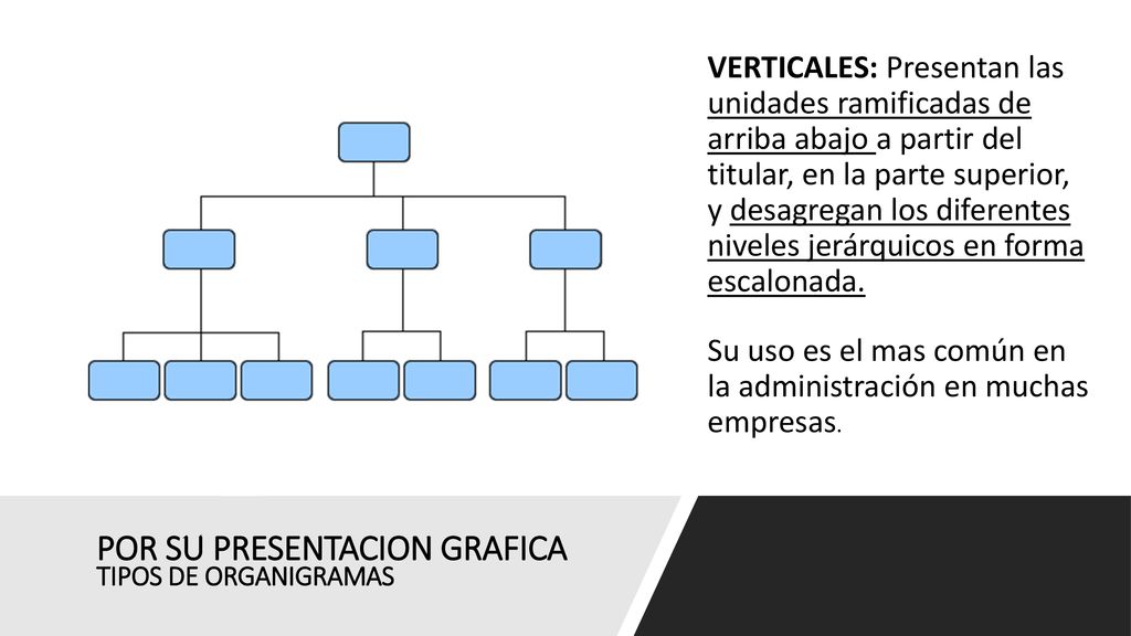 POR SU PRESENTACION GRAFICA TIPOS DE ORGANIGRAMAS