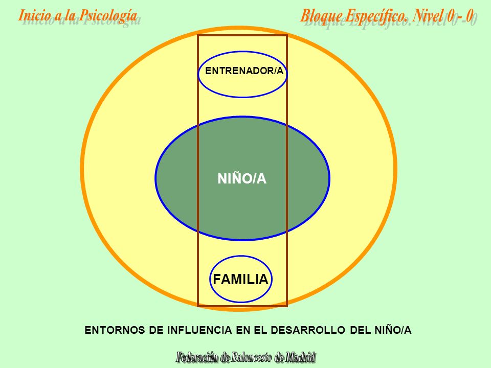 NIÑO/A FAMILIA ENTORNOS DE INFLUENCIA EN EL DESARROLLO DEL NIÑO/A