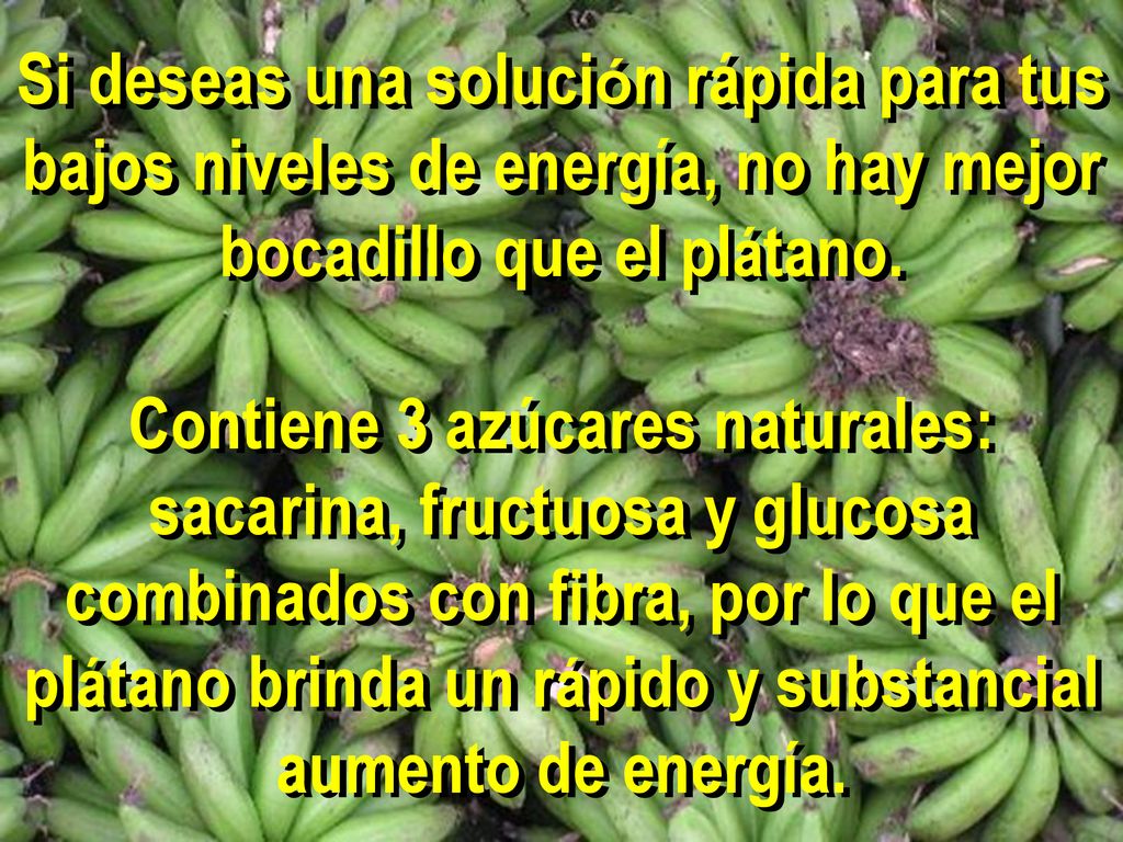 Si deseas una solución rápida para tus bajos niveles de energía, no hay mejor bocadillo que el plátano.