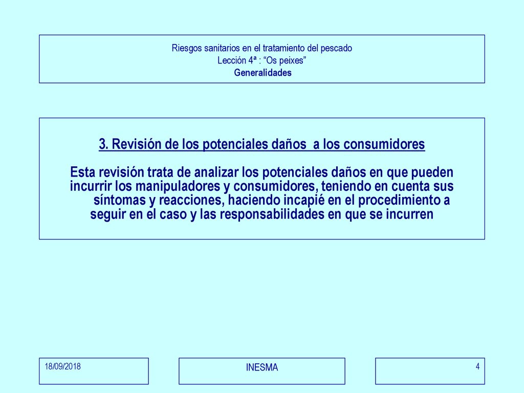 3. Revisión de los potenciales daños a los consumidores