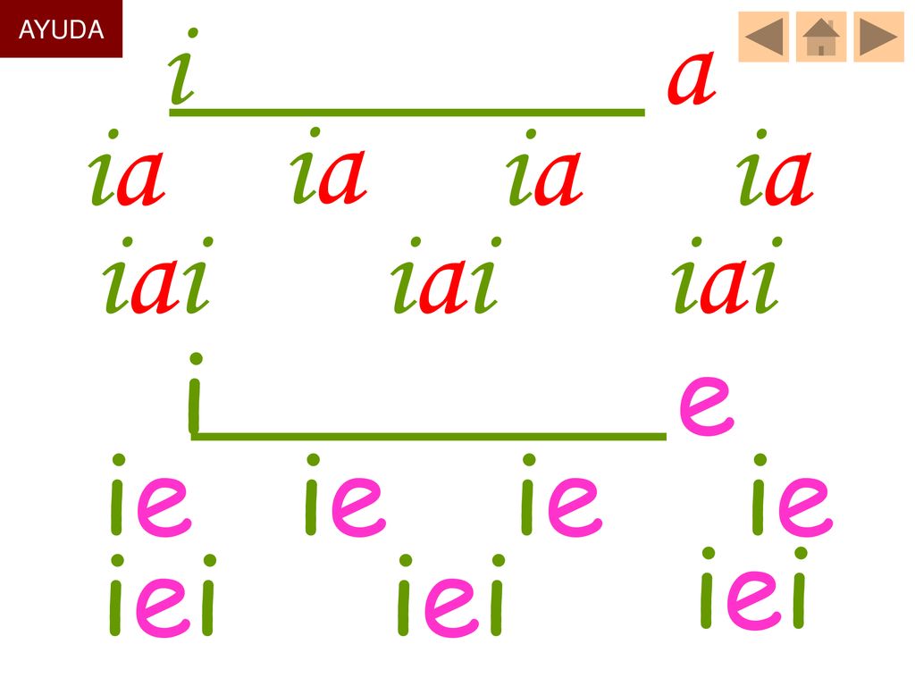 AYUDA i a ia ia ia ia iai iai iai i e ie ie ie ie iei iei iei