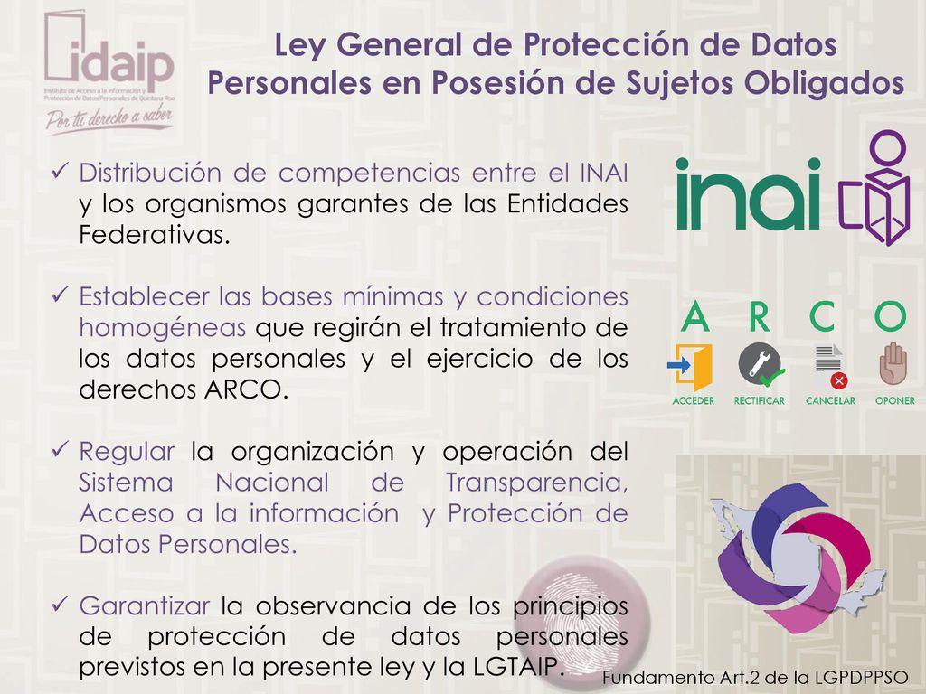 Ley General de Protección de Datos Personales en Posesión de Sujetos Obligados