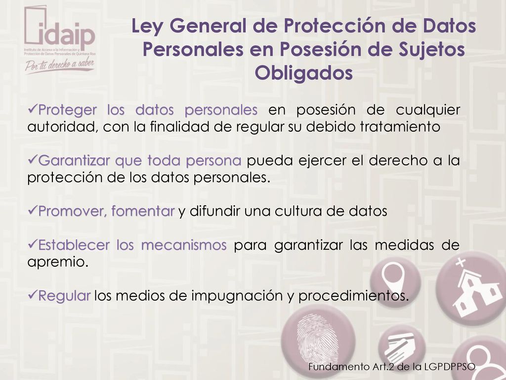 Ley General de Protección de Datos Personales en Posesión de Sujetos Obligados