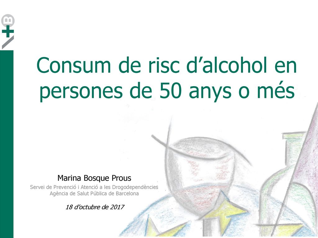 Consum de risc d’alcohol en persones de 50 anys o més