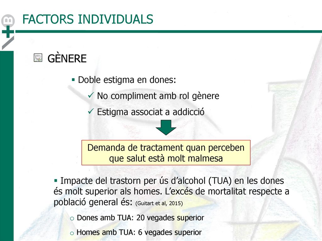 Demanda de tractament quan perceben que salut està molt malmesa