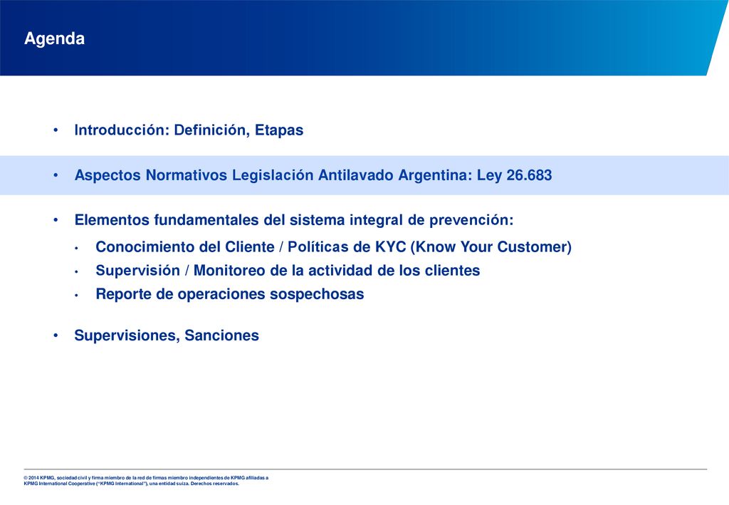 Prevención del Lavado de Dinero y Financiamiento del Terrorismo