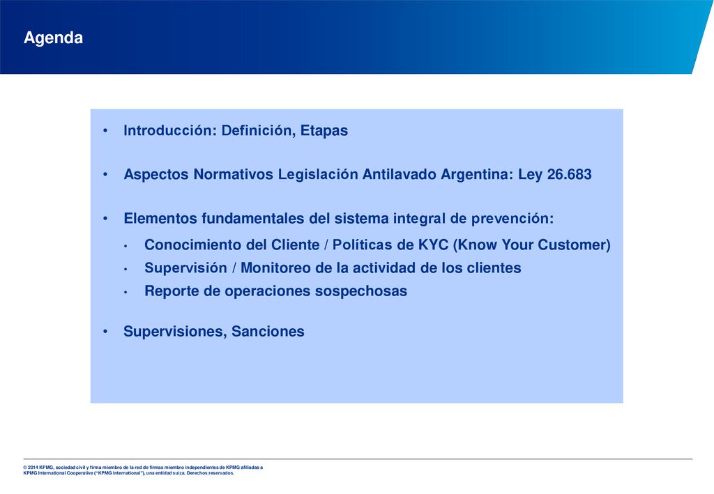 Prevención del Lavado de Dinero y Financiamiento del Terrorismo