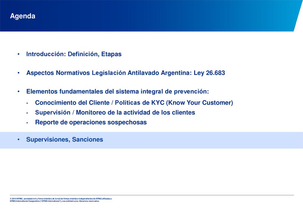Prevención del Lavado de Dinero y Financiamiento del Terrorismo