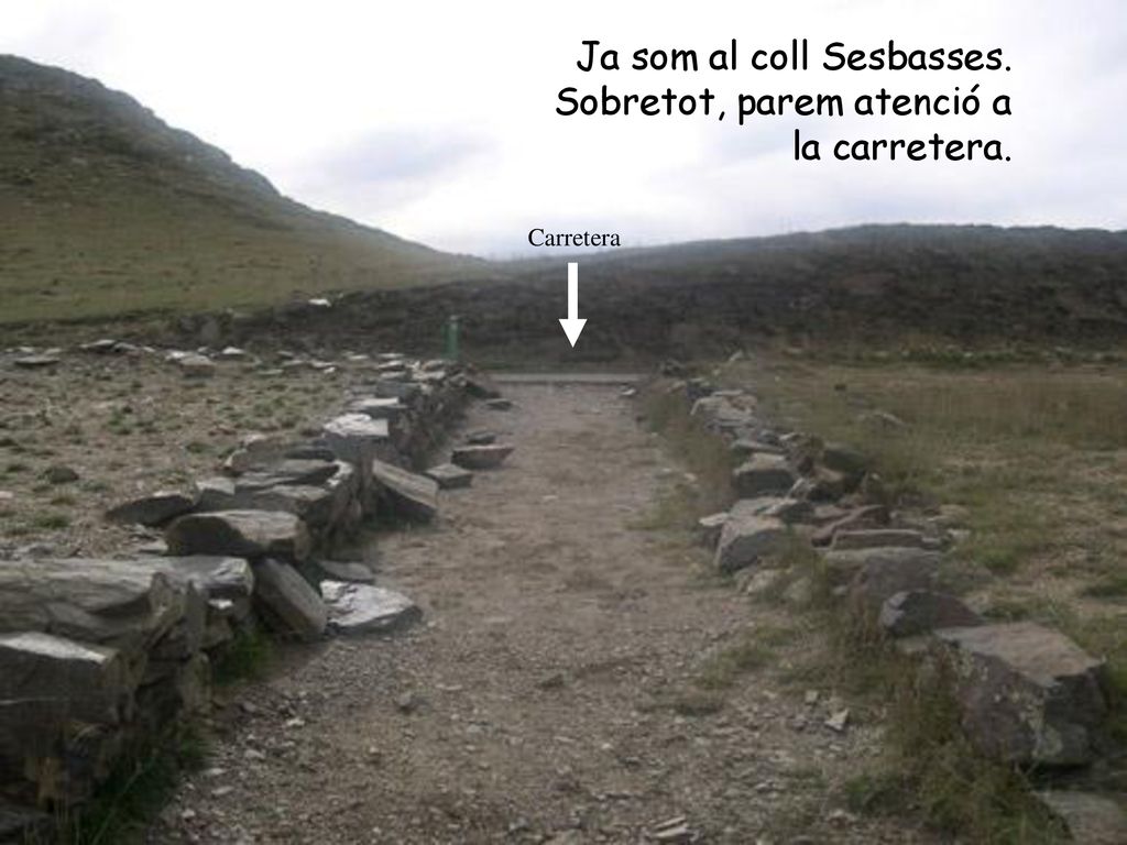 Ja som al coll Sesbasses. Sobretot, parem atenció a la carretera.