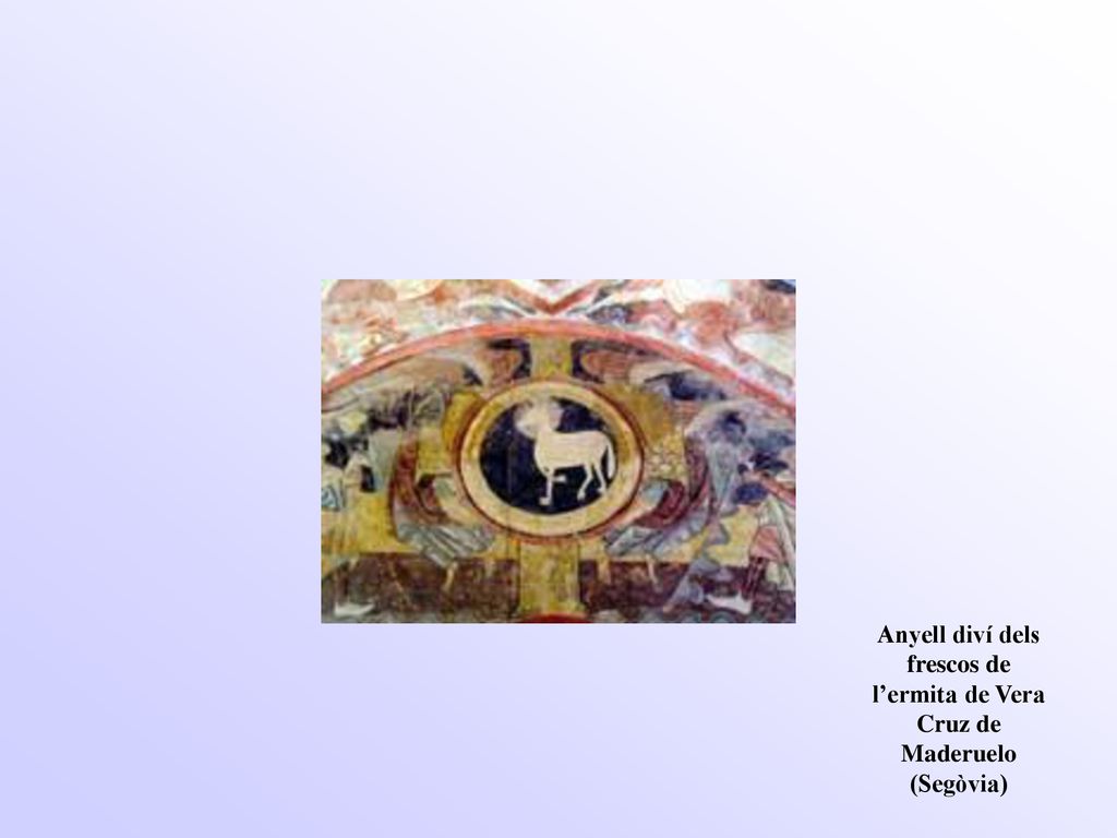 Anyell diví dels frescos de l’ermita de Vera Cruz de Maderuelo (Segòvia)