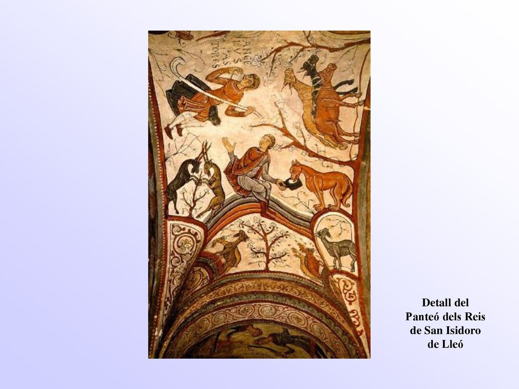 Detall del Panteó dels Reis de San Isidoro de Lleó