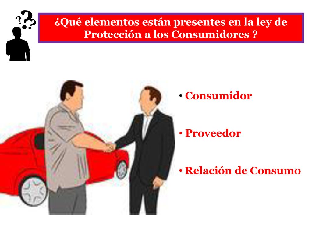 ¿Qué elementos están presentes en la ley de Protección a los Consumidores