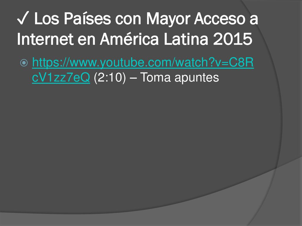 ✓ Los Países con Mayor Acceso a Internet en América Latina 2015