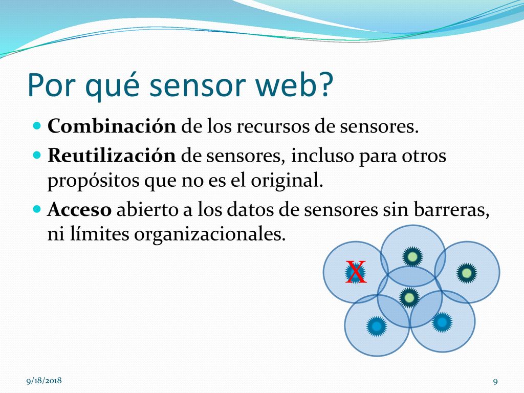 Por qué sensor web X Combinación de los recursos de sensores.